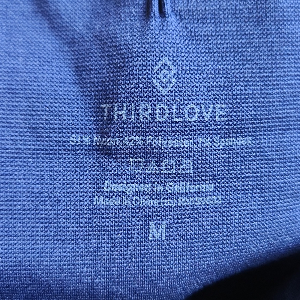 New ThirdLove Flex Legging Seamless Compression High Waist Stellar Blue Med - Picture 9 of 12